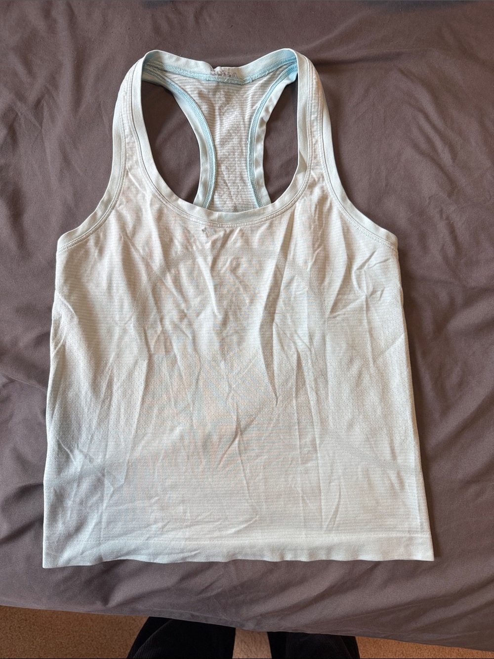lululemon athletica Pale Blue Racerback Tank